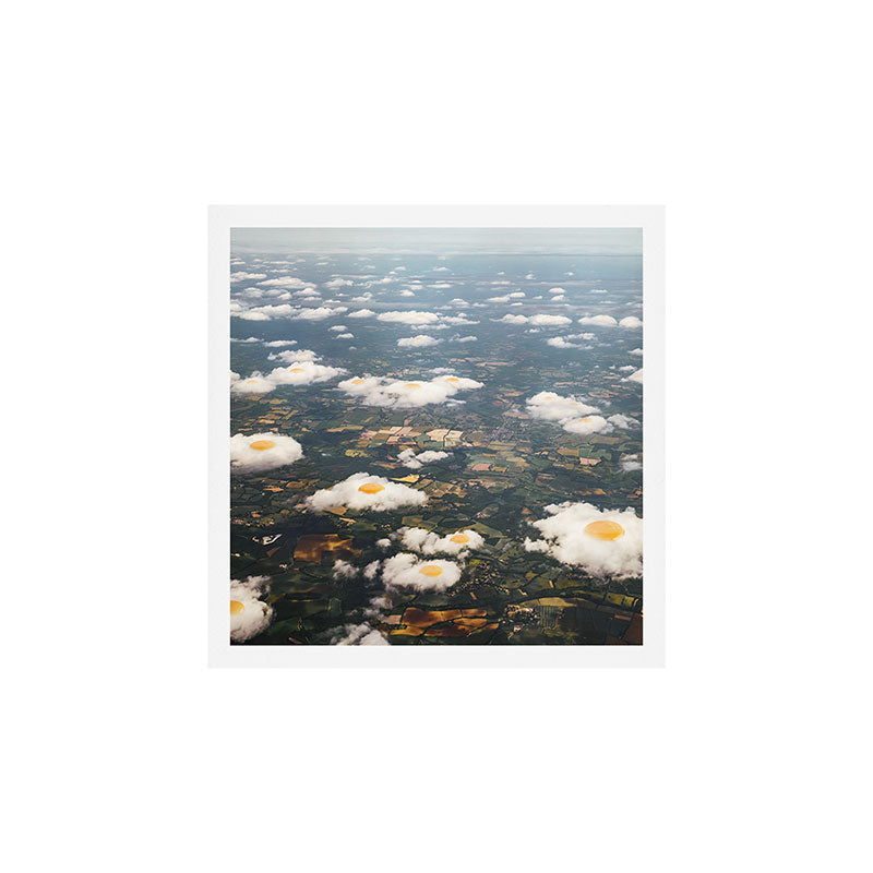Eggy Clouds - Sunny side up clouds Art Print Gallery Image 1