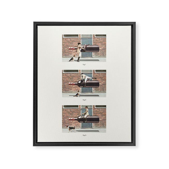 Eqwine Ride - A Wine Mount Framed Canvas Print Gallery Image 1