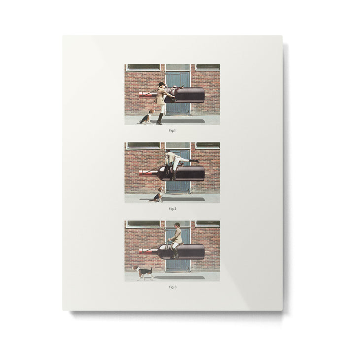 Eqwine Ride - A Wine Mount Metal Print Gallery Image 1