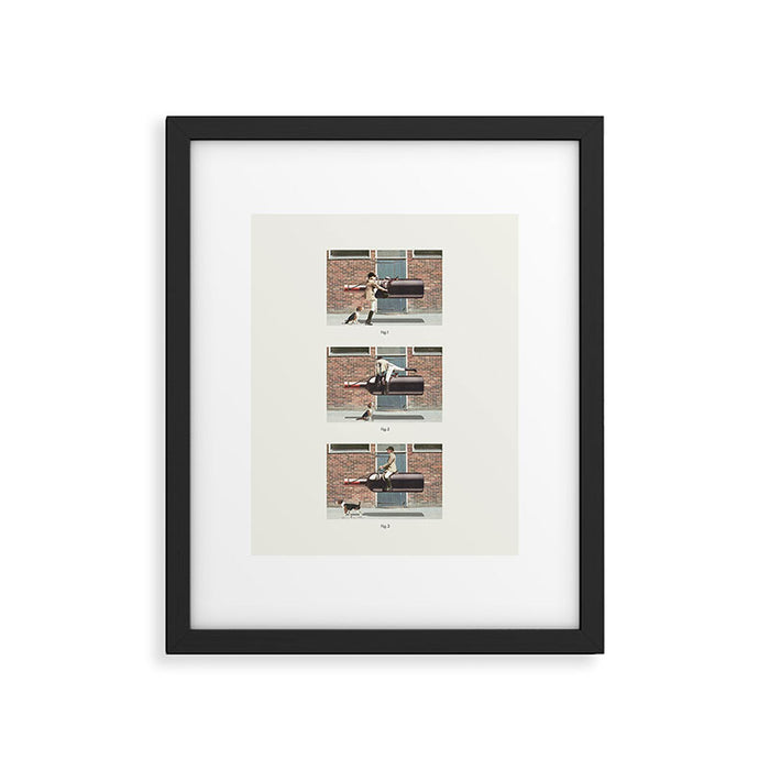 Eqwine Ride - A Wine Mount Framed Art Print Gallery Image 1