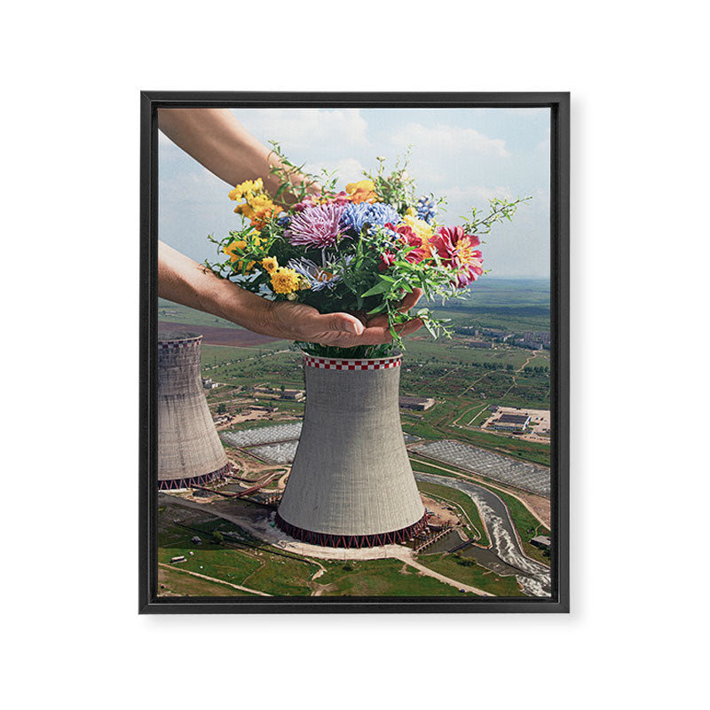 Flower Plant II Framed Canvas Print Gallery Image 6