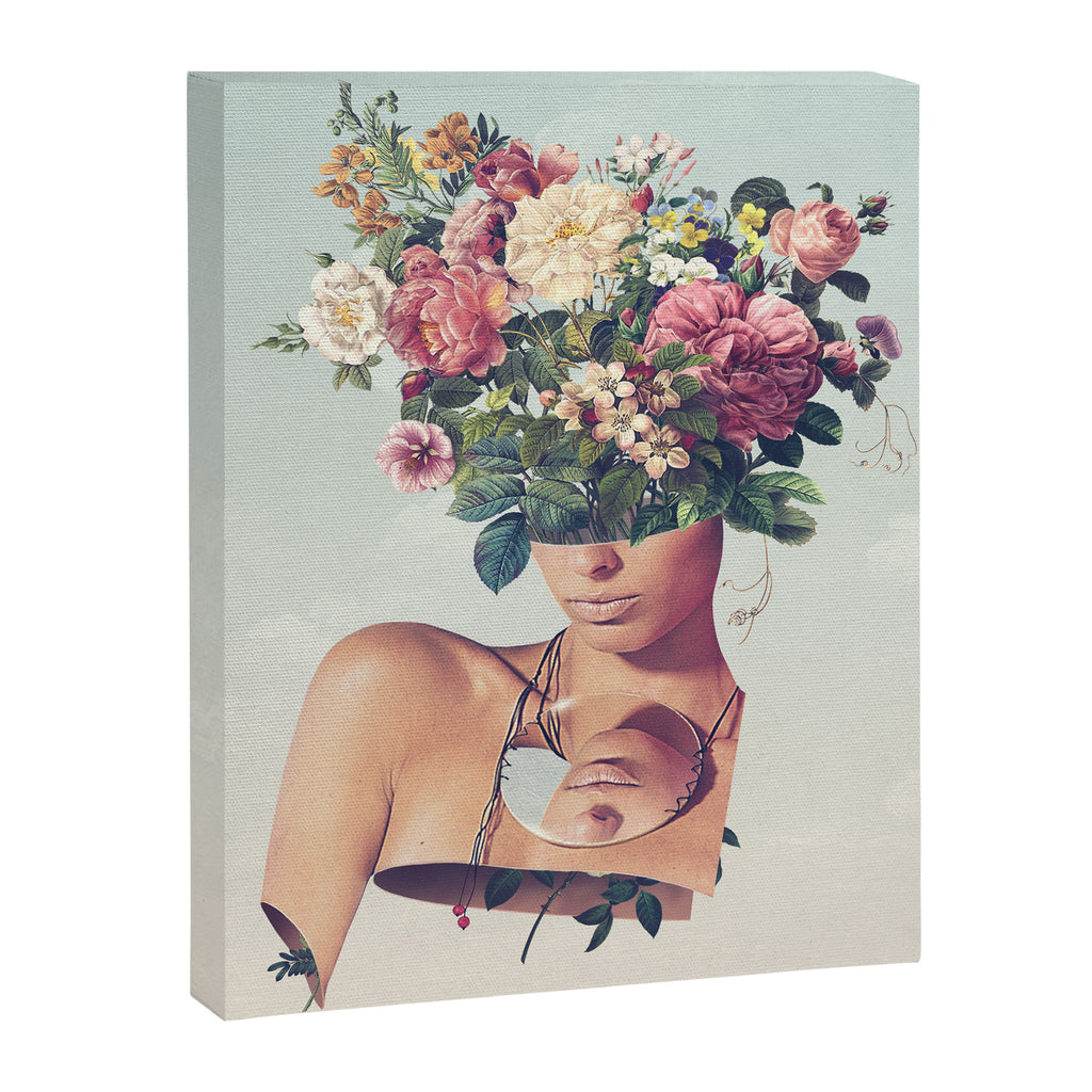 Flower-ism - Bouquet Pot Head Canvas Print Gallery Image 8