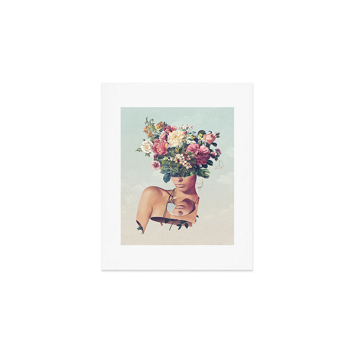 Flower-ism - Bouquet Pot Head Art Print Gallery Image 1