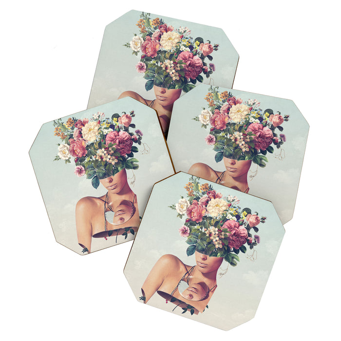 Flower-ism - Bouquet Pot Head Coaster Gallery Image 1