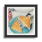 Grilled Glitter Sandwich - Eat Fashionably Framed Art Print Gallery Image 1