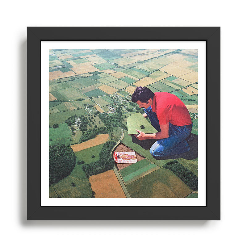 Hide and seek - Landscape Puzzle Framed Art Print Gallery Image 1