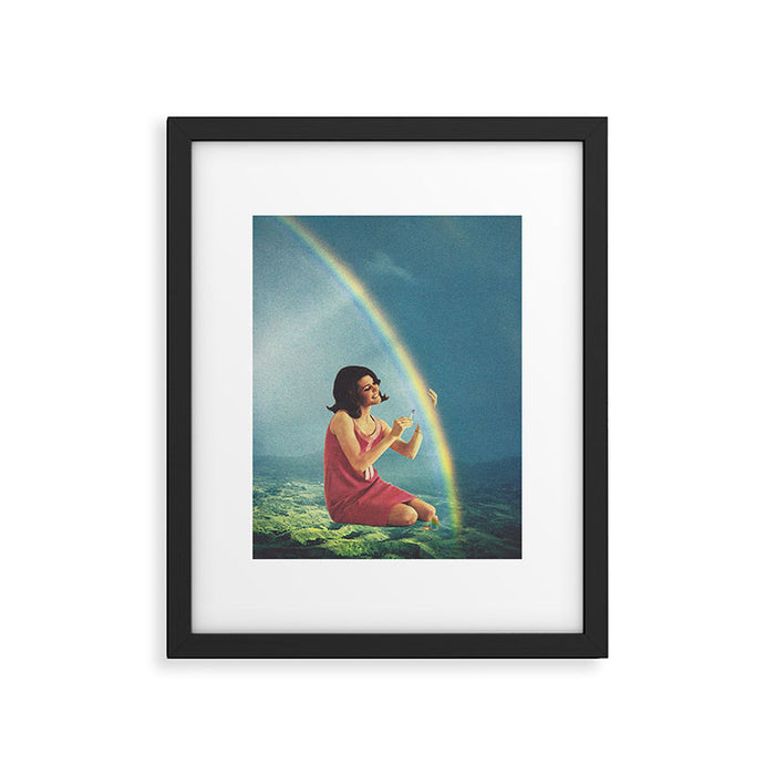 High maintenance - Rainbow trip Framed Art Print Gallery Image 1