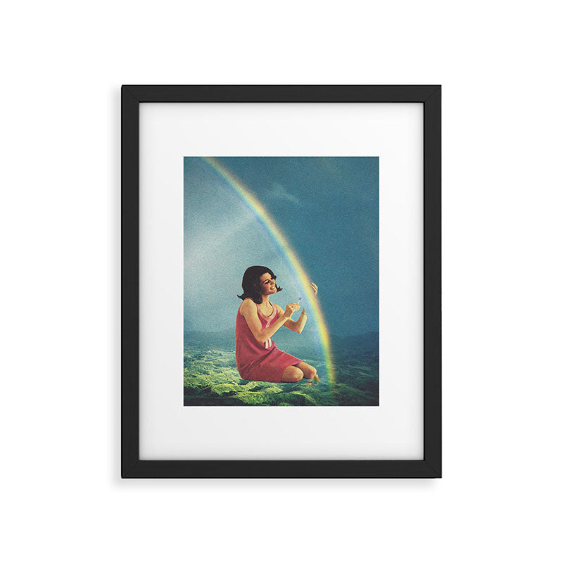 High maintenance - Rainbow trip Framed Art Print Gallery Image 4