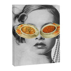 Hungry Eyes - Soup Sunglasses Canvas Print Gallery Image 6