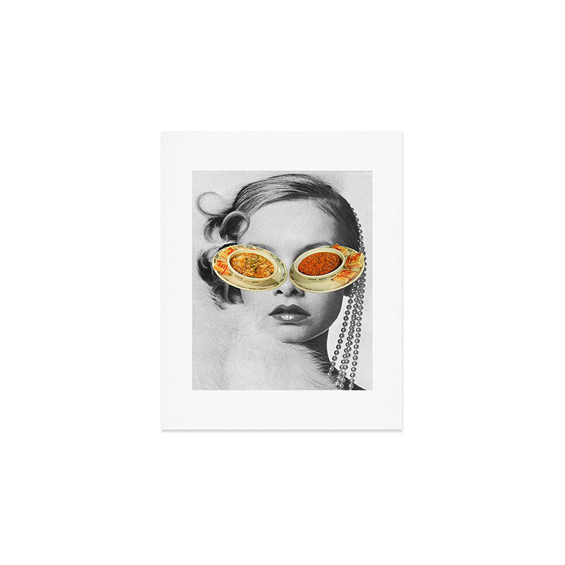 Hungry Eyes - Soup Sunglasses Art Print Gallery Image 1