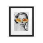 Hungry Eyes - Soup Sunglasses Framed Art Print Gallery Image 5