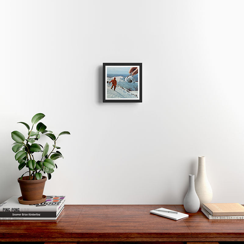 Ice Cream Mountain - Cookies and Cream Framed Art Print Gallery Image 2