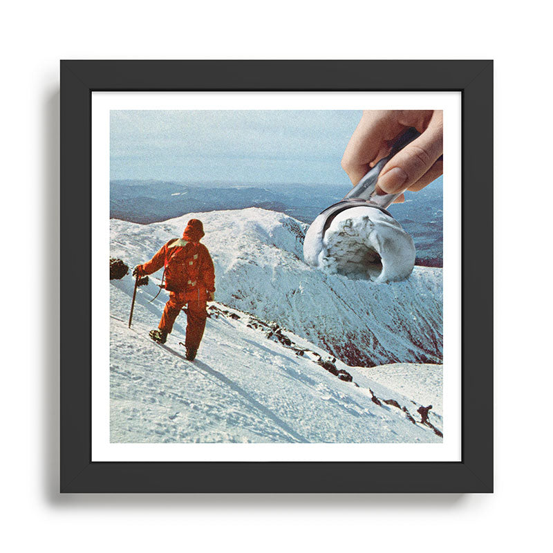 Ice Cream Mountain - Cookies and Cream Framed Art Print Gallery Image 1