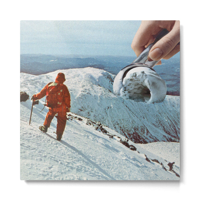 Ice Cream Mountain - Cookies and Cream Metal Print Gallery Image 1
