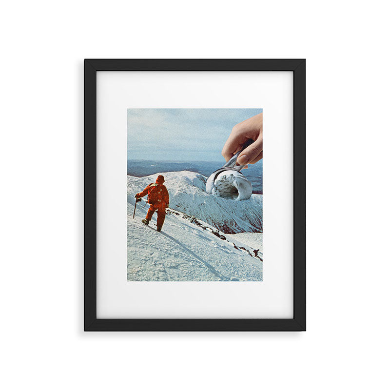 Ice Cream Mountain II - Cookies & Cream Framed Art Print