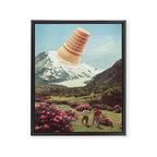 Ice Cream Peak - Mountain Meltdown Framed Canvas Print Gallery Image 6