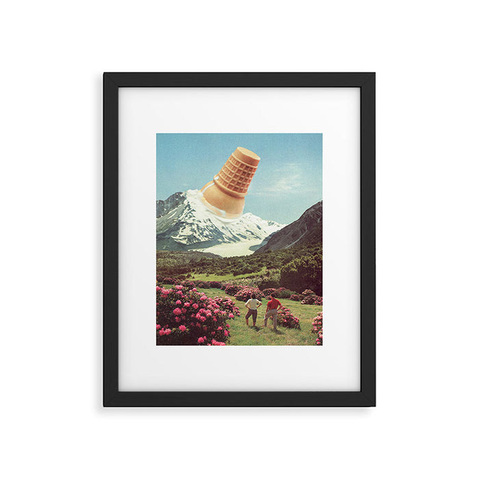 Ice Cream Peak - Mountain Meltdown Framed Art Print Gallery Image 1