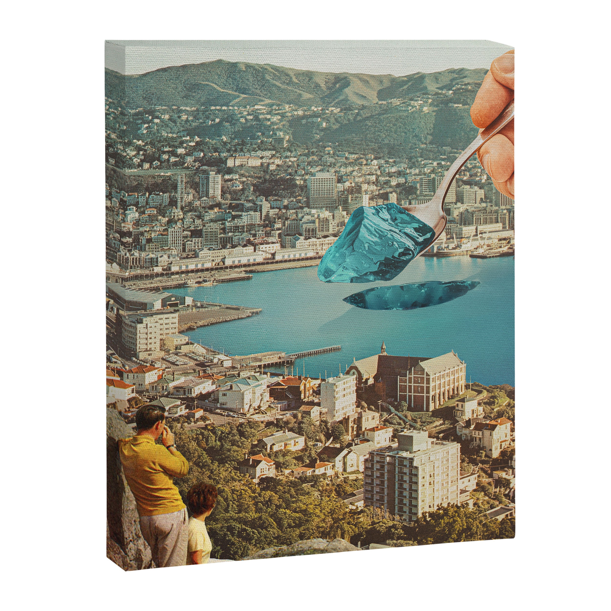 Jello Bay - Jelly Seaside Canvas Print Gallery Image 8