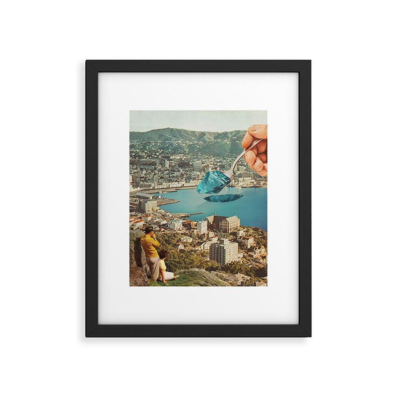 Jello Bay - Jelly Seaside Framed Art Print Gallery Image 6