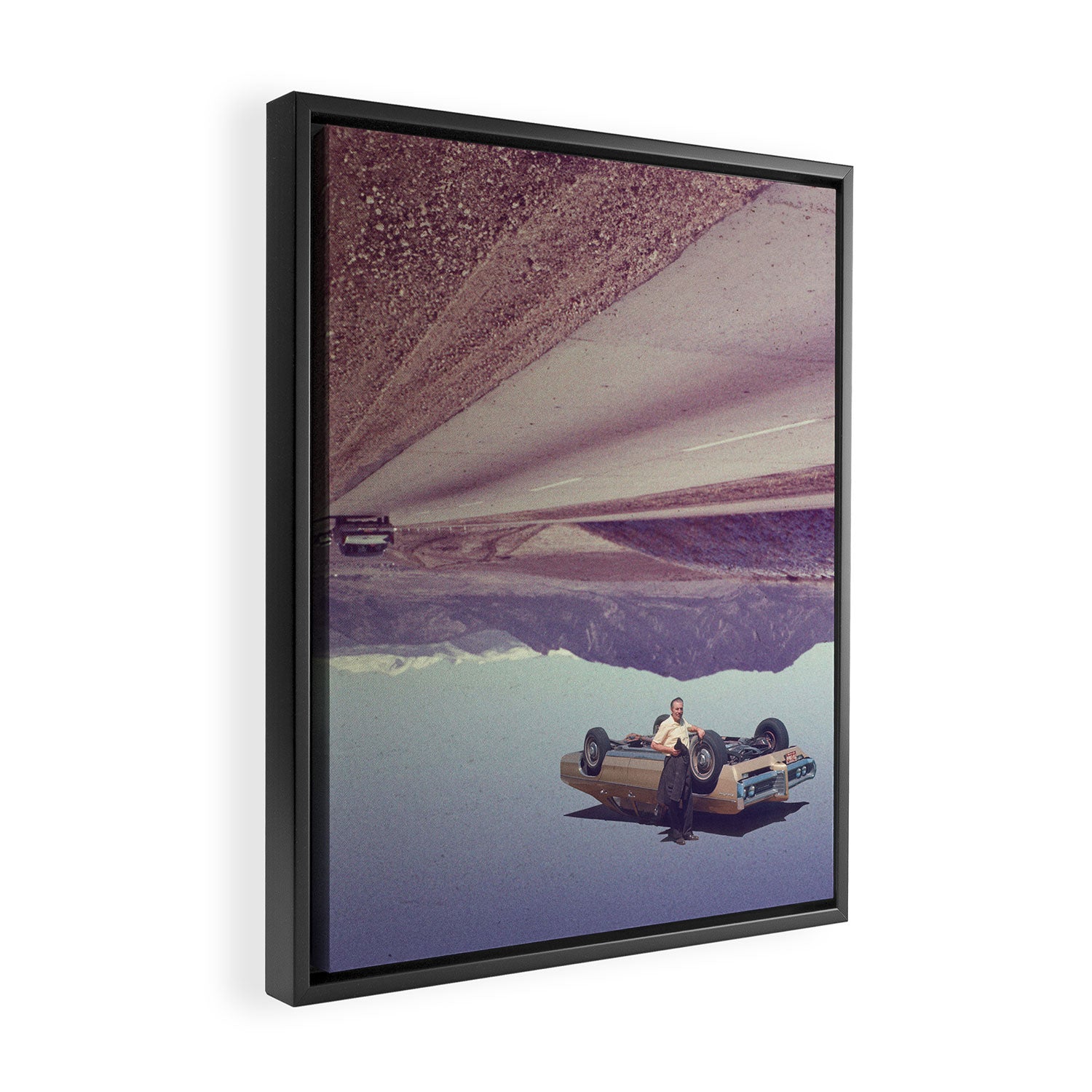 Joyride - Upside down Framed Canvas Print Gallery Image 2