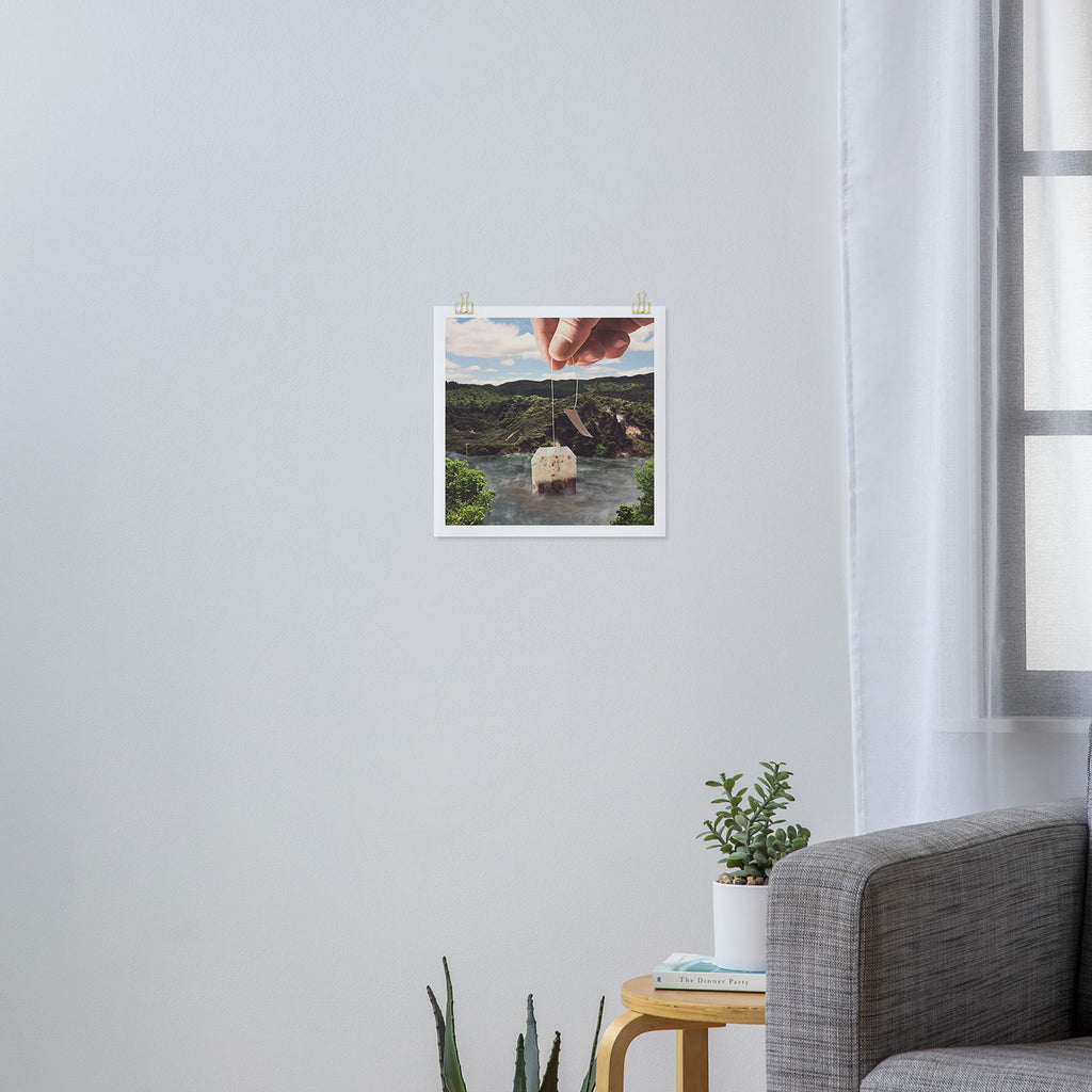 Lake afternoon tea II - Teabag Art Print Gallery Image 3
