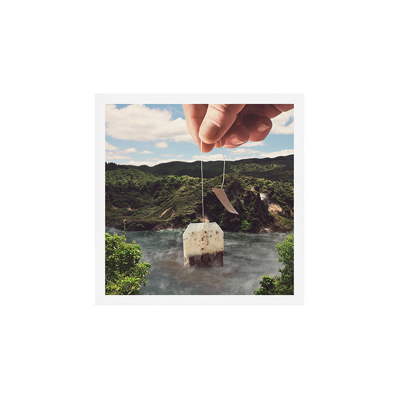 Lake afternoon tea II - Teabag Art Print Gallery Image 1