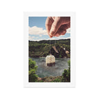 Lake afternoon tea - Teabag Art Print Gallery Image 1