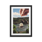 Lake afternoon tea - Teabag Framed Art Print Gallery Image 3