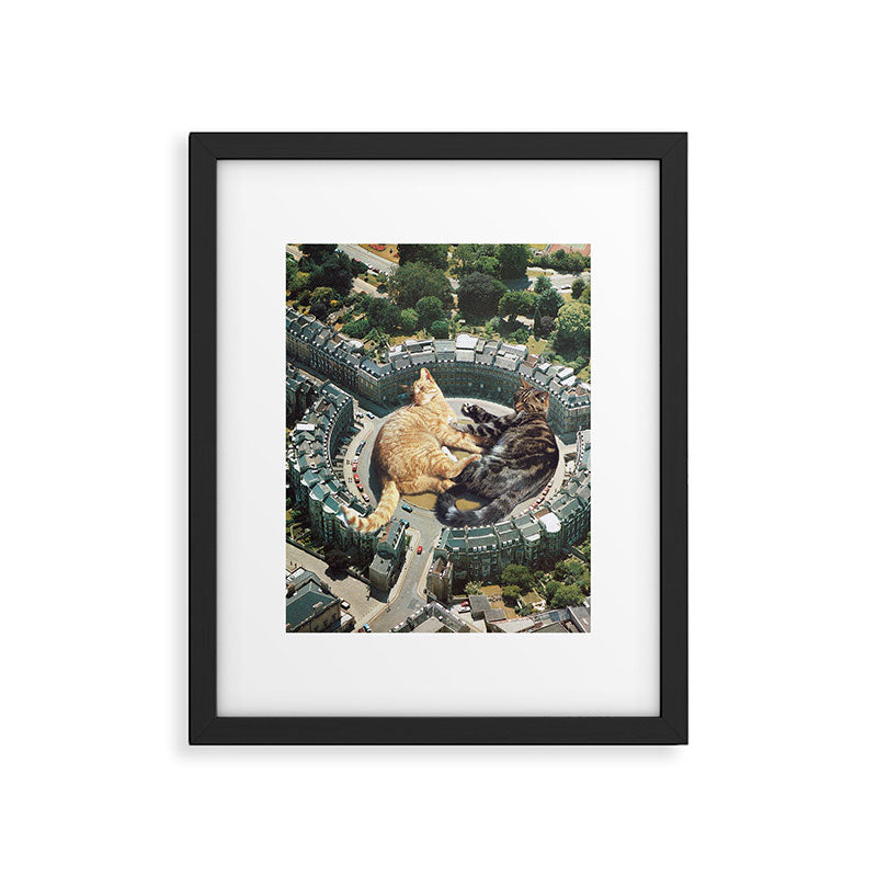 Lazy Cats Roundabout  Framed Art Print Gallery Image 4