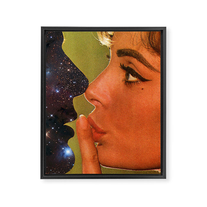 Lust In Space Framed Canvas Print Gallery Image 1