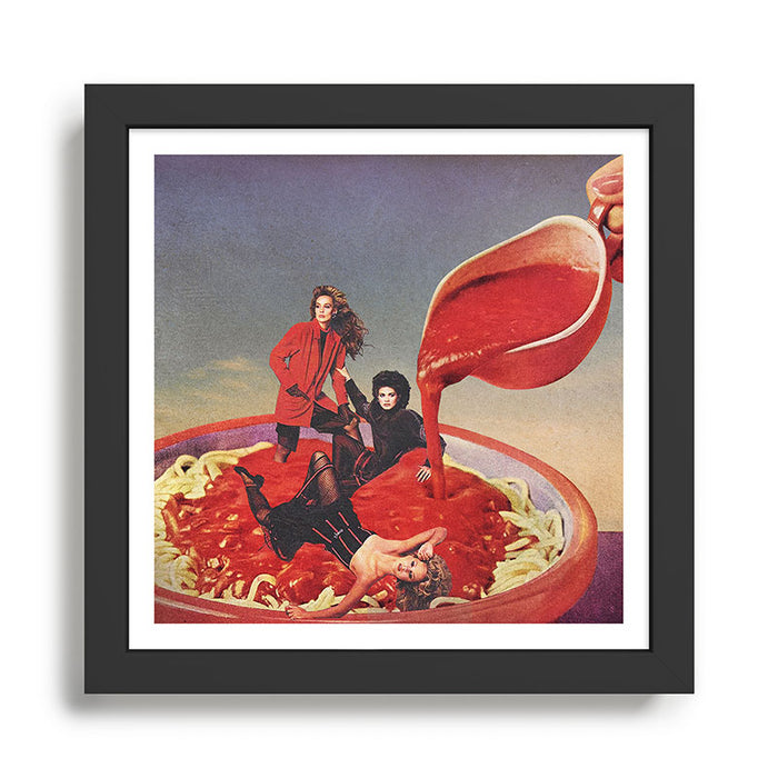 Mamma Mia - Spaghetti Tomato Sauce  Framed Art Print Gallery Image 1