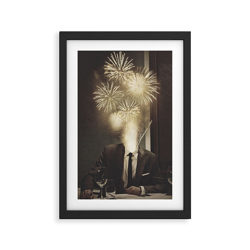 Maximum Big Surprise - Fireworks Head Framed Art Print Gallery Image 3