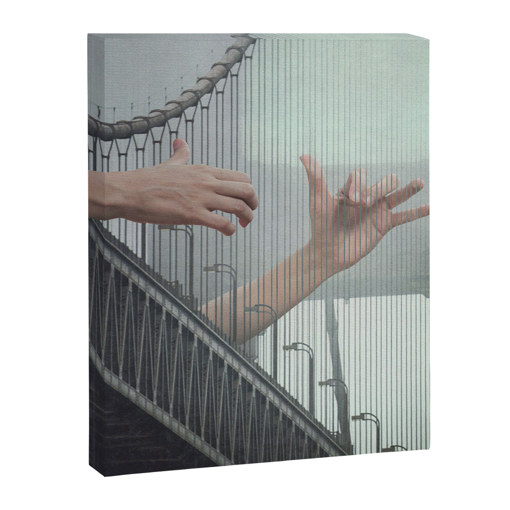 Melodic Bridge - Harp Canvas Print Gallery Image 6