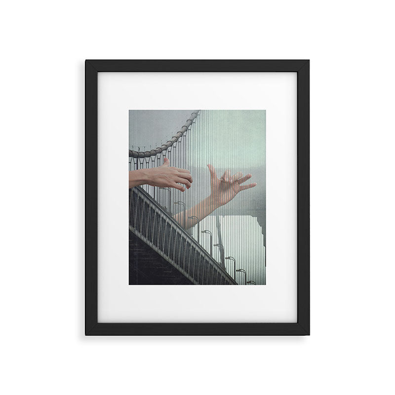 Melodic Bridge - Harp Framed Art Print Gallery Image 5