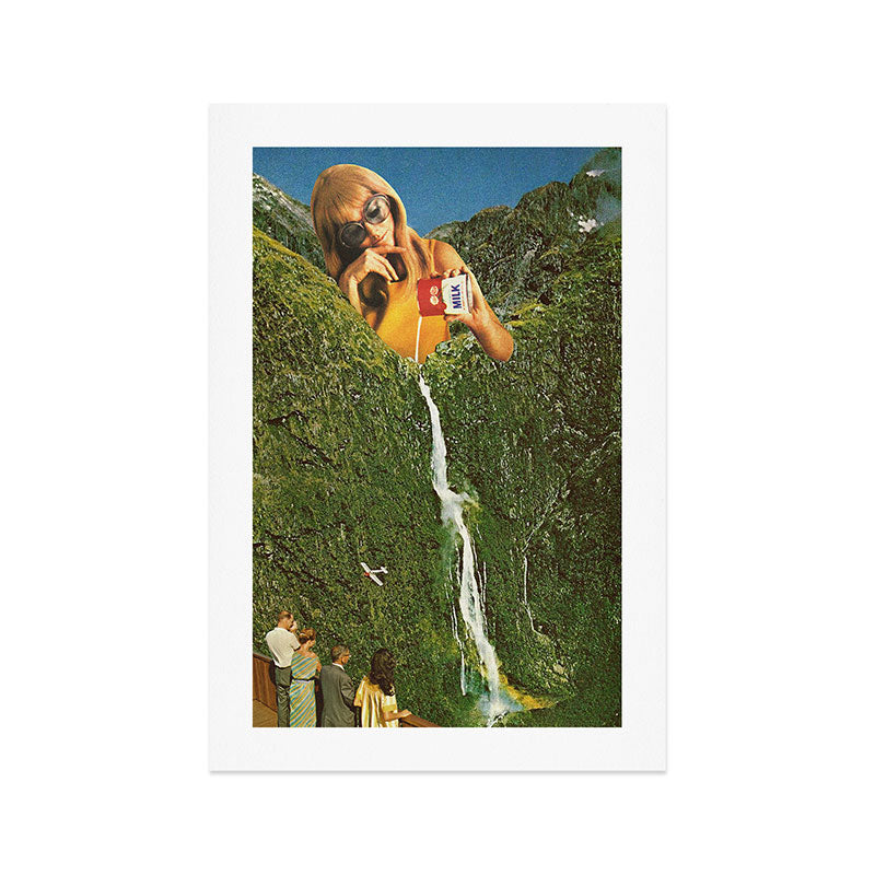 Milky Falls Art Print Gallery Image 1