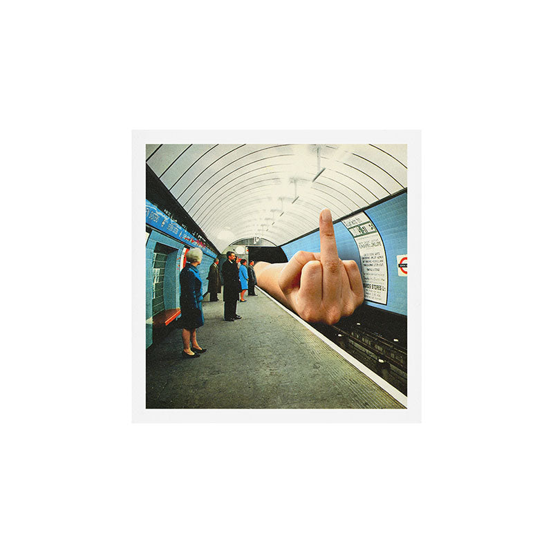 Monday Mood - Mind the finger Art Print Gallery Image 1