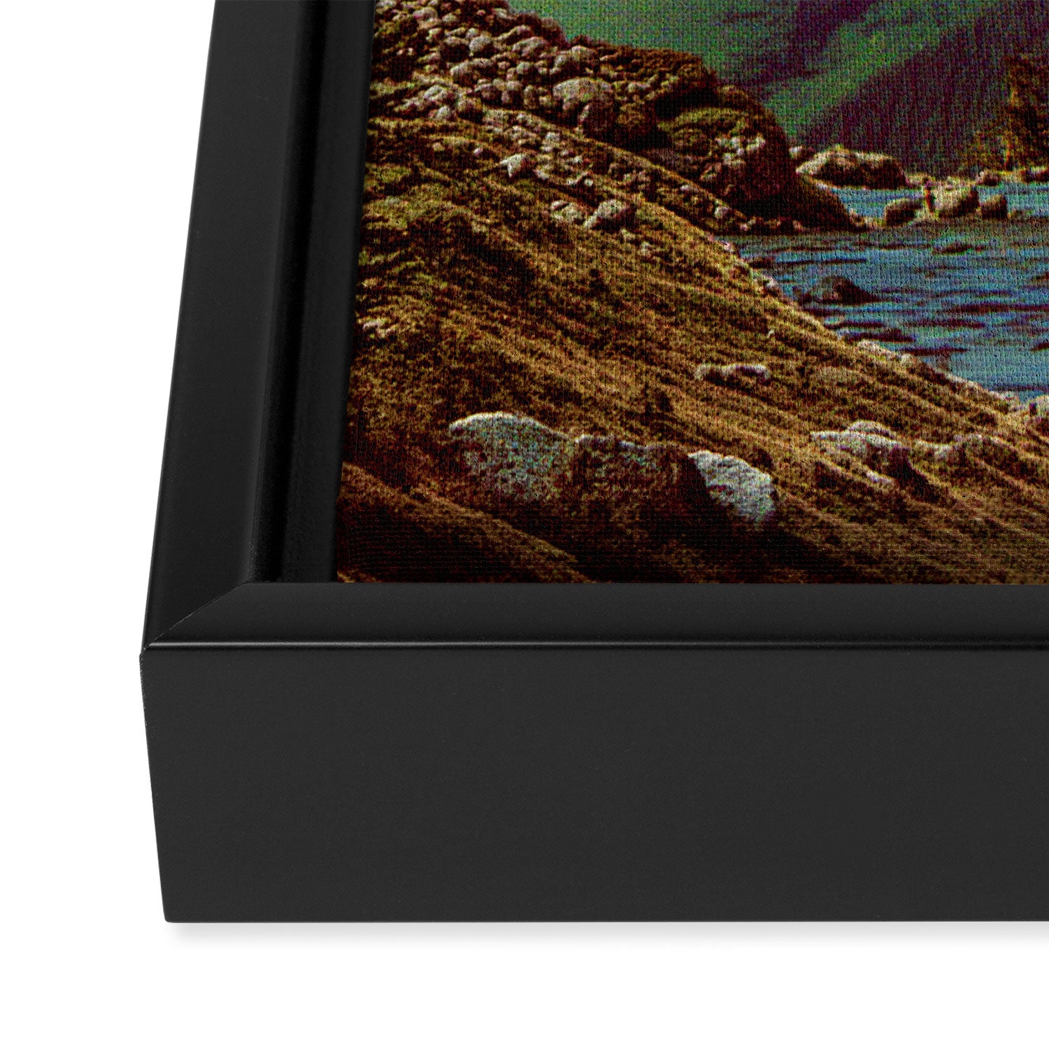 Peak Disco Boogie v2 Framed Canvas Print Gallery Image 3