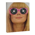 Pink Vinyl Sun Glasses - Vinyl Shades  Canvas Print Gallery Image 6