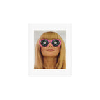 Pink Vinyl Sun Glasses - Vinyl Shades  Art Print Gallery Image 1