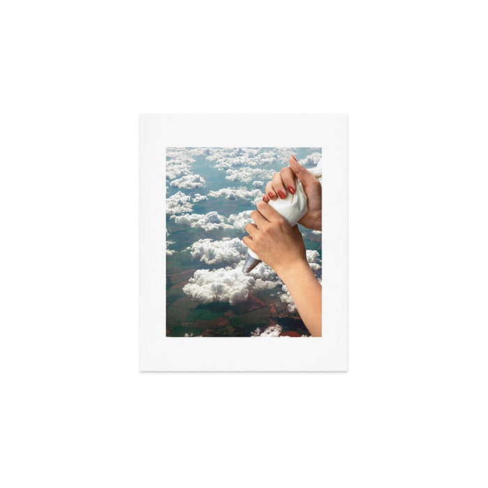 Piping Clouds II - Whipped Cream Art Print Gallery Image 1