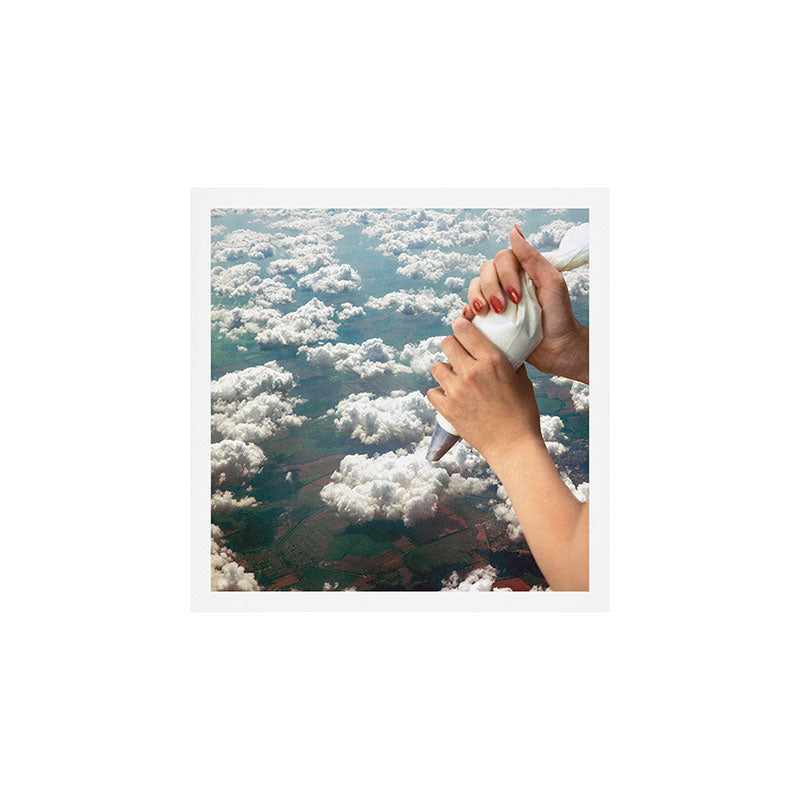 Piping Clouds - Whipped Cream Art Print Gallery Image 1