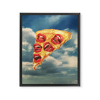 Pizza Euphoria - Pepperoni and Cheese Framed Canvas Print Gallery Image 6