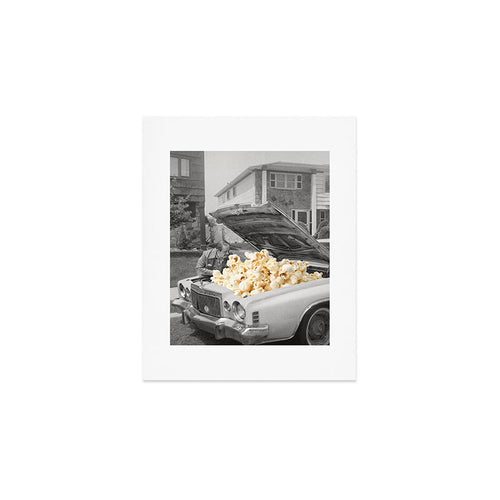 Pop The Hood - Popcorn Car Ii Art Print
