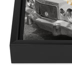Pop the hood - Popcorn Car II Framed Canvas Print Gallery Image 3
