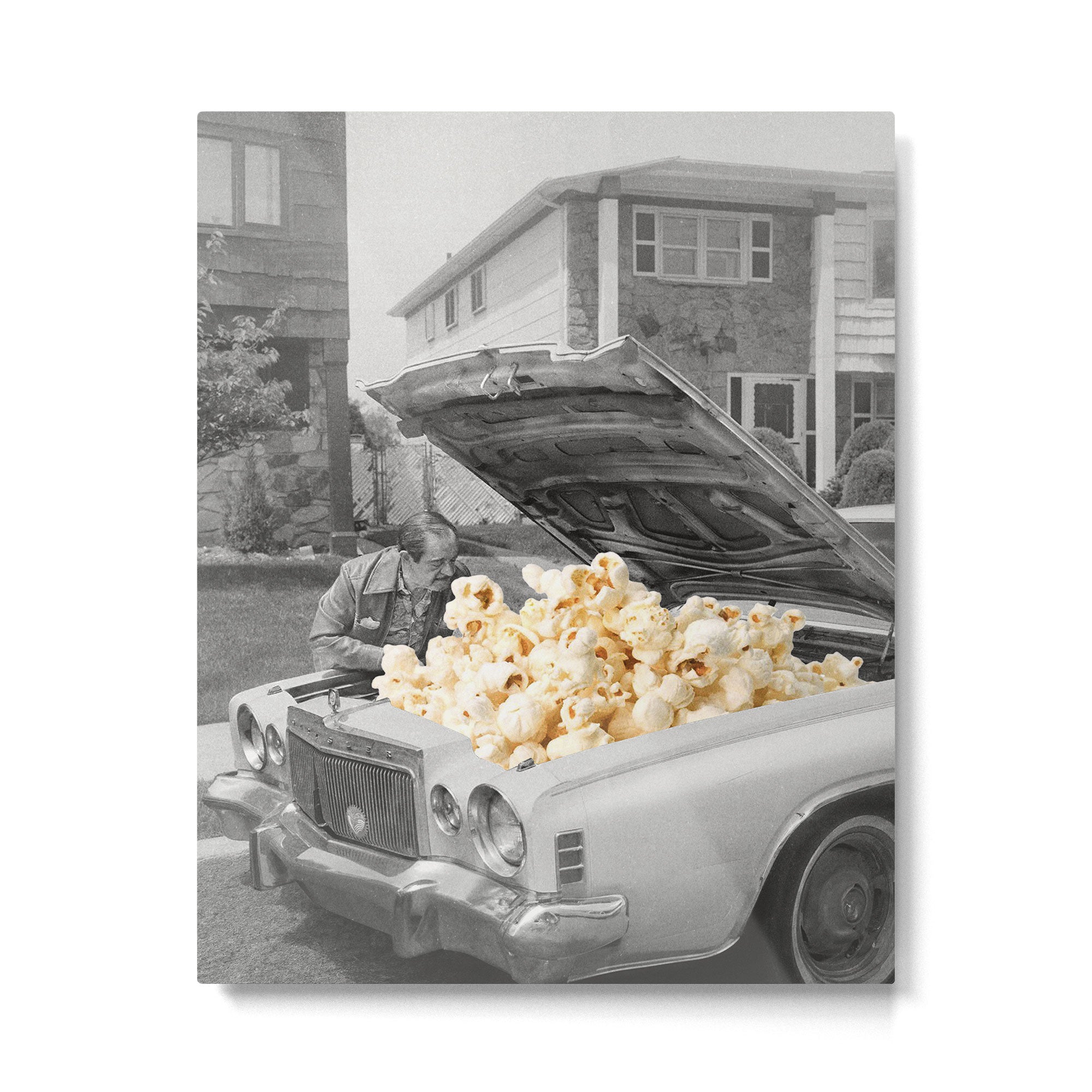 Pop the hood - Popcorn Car II Metal Print Gallery Image 4