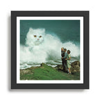Purr-fect Cat Wave Framed Art Print Gallery Image 1