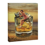 Roxanne on the rocks - Whiskey sunset Canvas Print Gallery Image 8