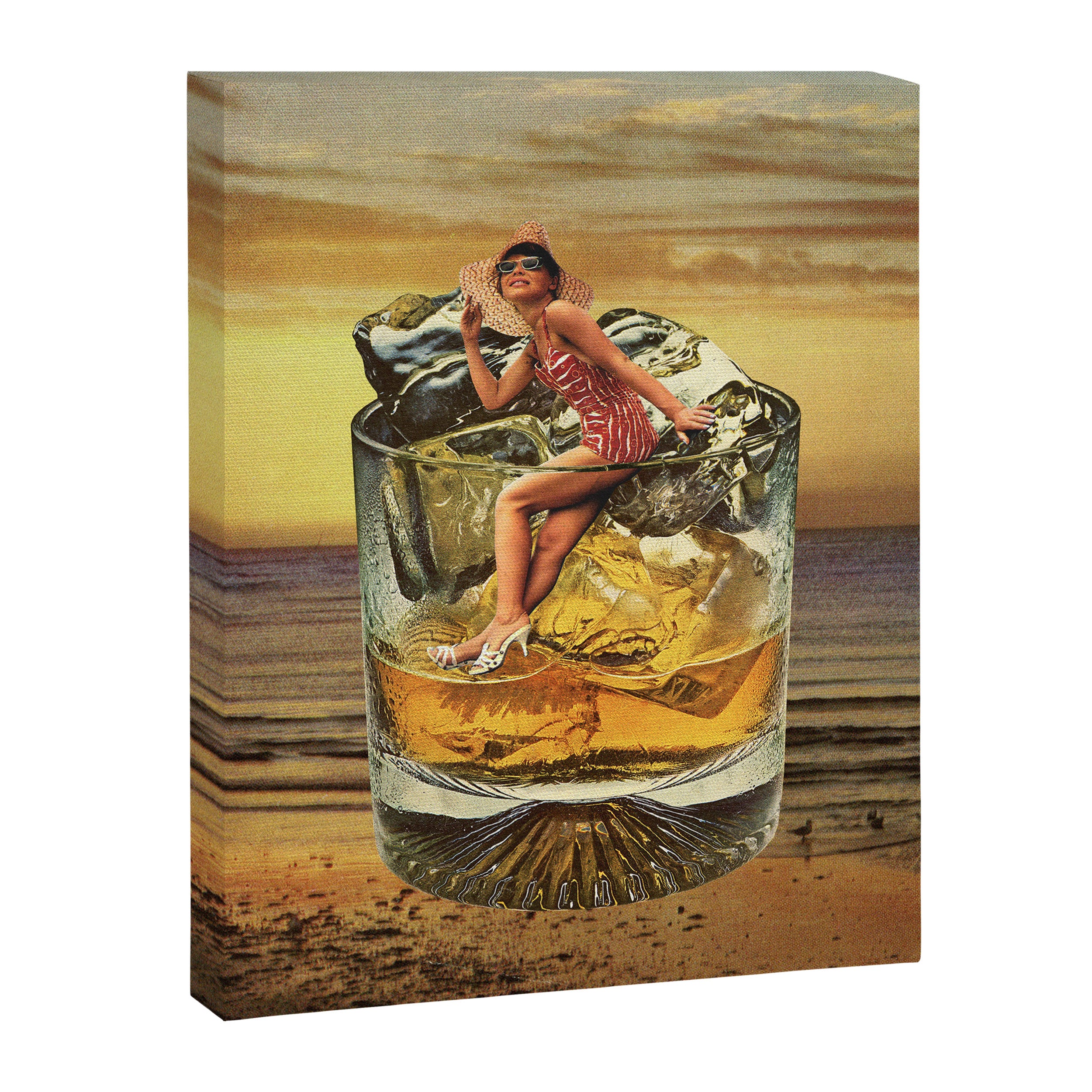 Roxanne on the rocks - Whiskey sunset Canvas Print Gallery Image 8