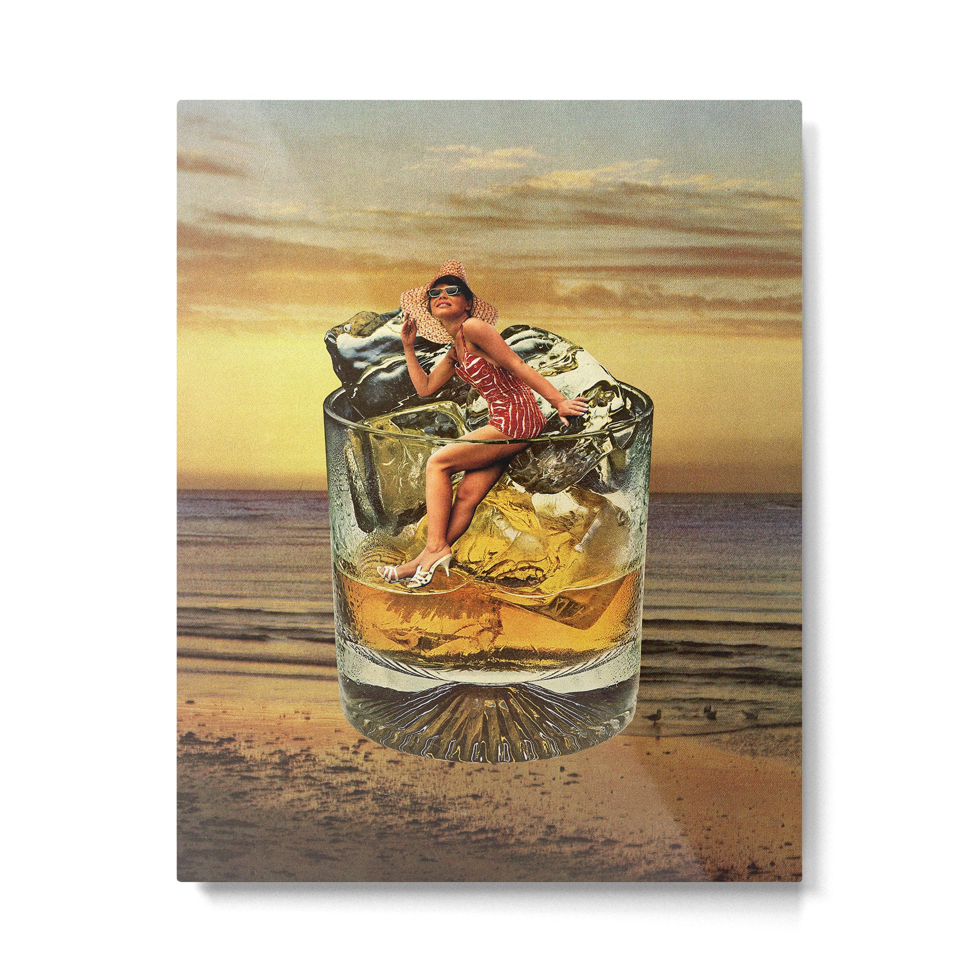 Roxanne on the rocks - Whiskey sunset Metal Print Gallery Image 6