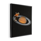 Saturn Skating - Skateboard Framed Canvas Print Gallery Image 2